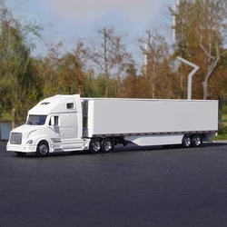 Diecast 1:64 Scale Alloy Trailer Container Truck Model Finished Product Simulation Toy Collection Gift Static Model Display