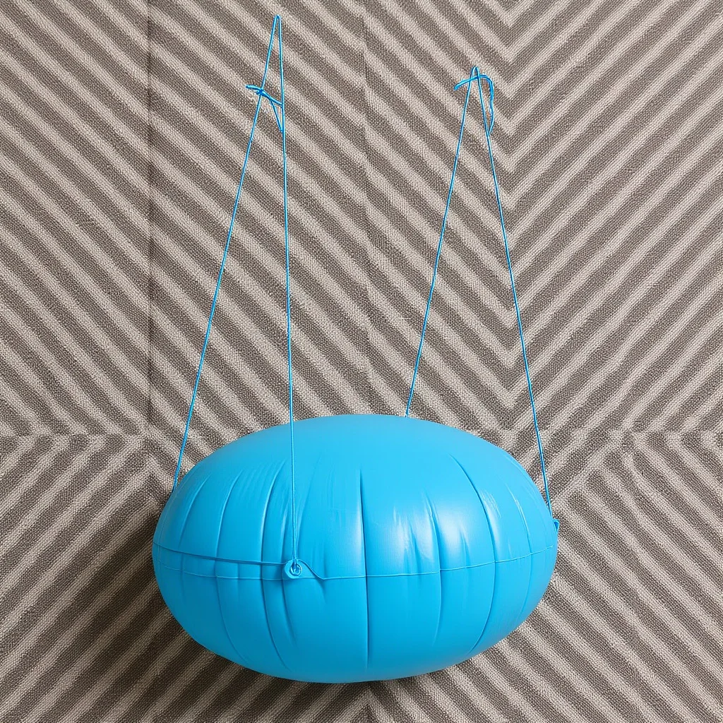 1 قطعة وسادة حمام سباحة مستديرة قابلة للنفخ من مادة PVC كبيرة شديدة التحمل وسادة مقاومة للبرودة لحماية غطاء الشتاء لحمام السباحة فوق الأرض #6