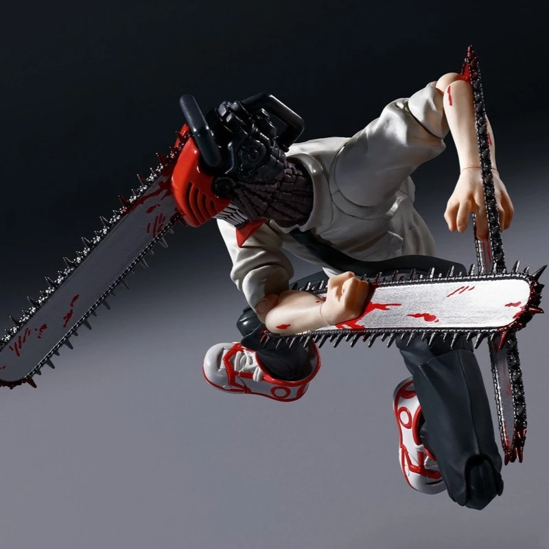 SHF أنيمي بالمنشار رجل Denji Pochita Makima KO مفصلية عمل الشكل البلاستيكية سطح المكتب العصرية اللعب تحصيل أطقم منمذجة هدية صندوق