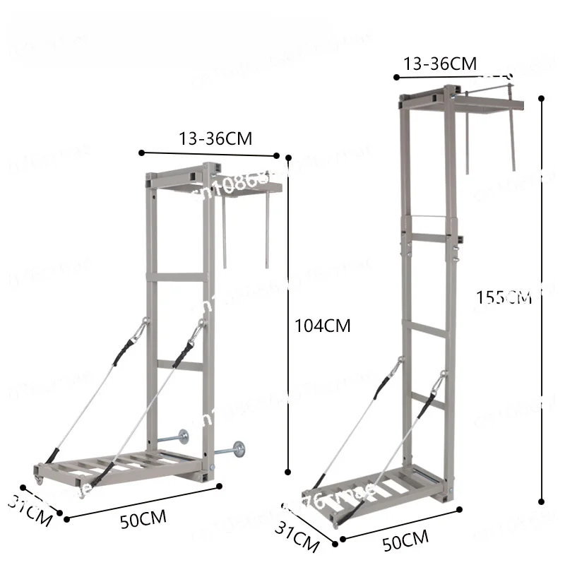 

Wall Climbing Ladder Multifunctional Special Hoisting Tool Outdoor Unit Maintenance Installation Lightweight Artifact