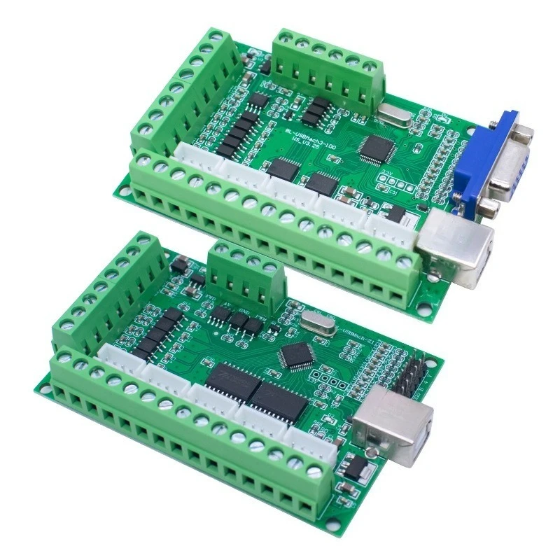 V2.1 5 Axis CNC Motion Control Board Stepper Motor Driver Interface Card for Engraving Machine for MACH3