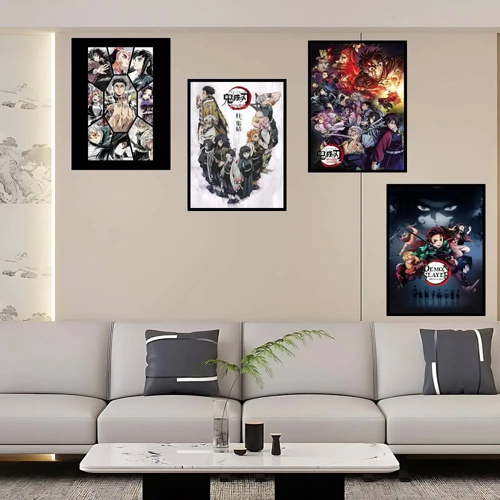 Amine D-Demons S-Slayers Poster Picture Canvas Painting Wall Art Home Decoration Print For Living Room Decor