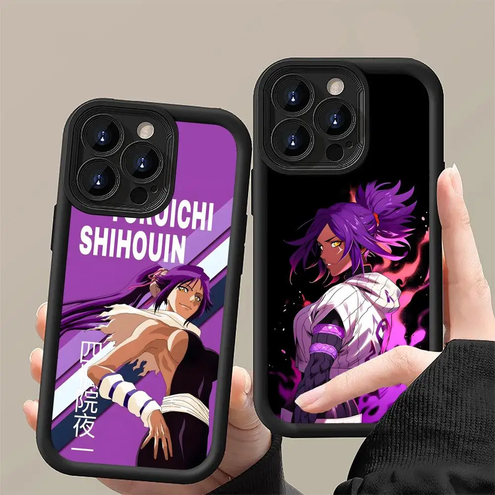 

Чехол для телефона Yoruichi Shihouin из утолщенного ТПУ для iPhone 17 16 15 14 13 12 11 Air Pro Max Plus, цветной