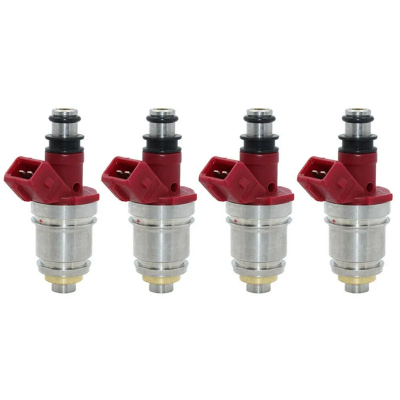 4Pcs Car Fuel Injectors for Hitachi 16600-86G00 for Nissan Pickup D21 2.4L 1990-1995 JS21-1/ FJ564/ FJ342