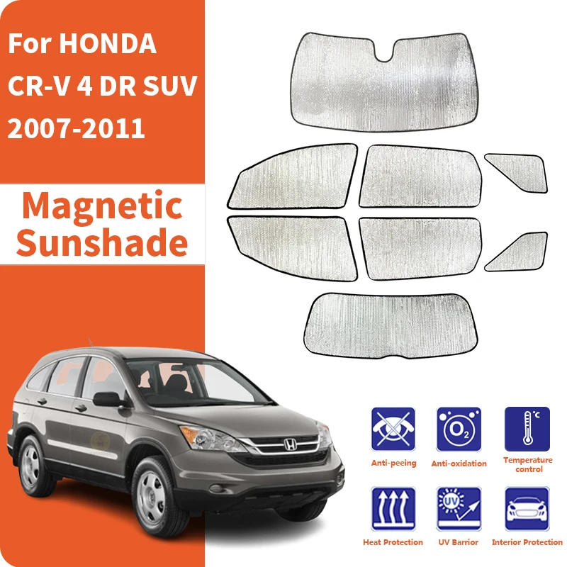 

Custom Car Window Sunshade Anti-UV Car Sun Window Visors Sunshade Covers Accessories For HONDA CR-V 4 DR SUV 2007-2011