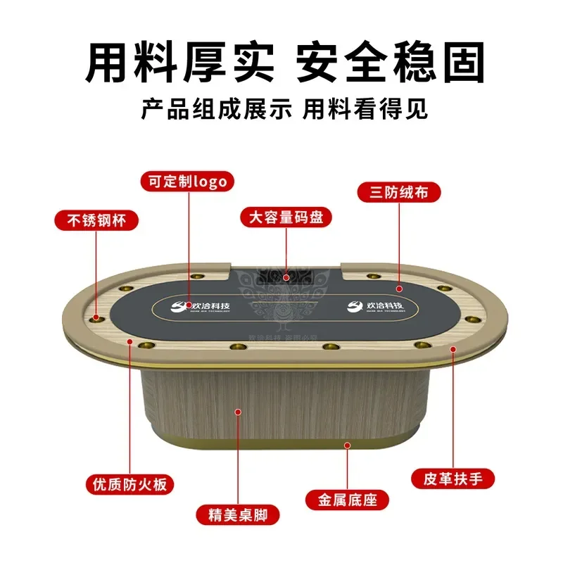 Texas Holdem Poker Table Cover Portable Folding Card Game Mat for Baccarat Niu Niu Dragon Tiger Club Casino Night
