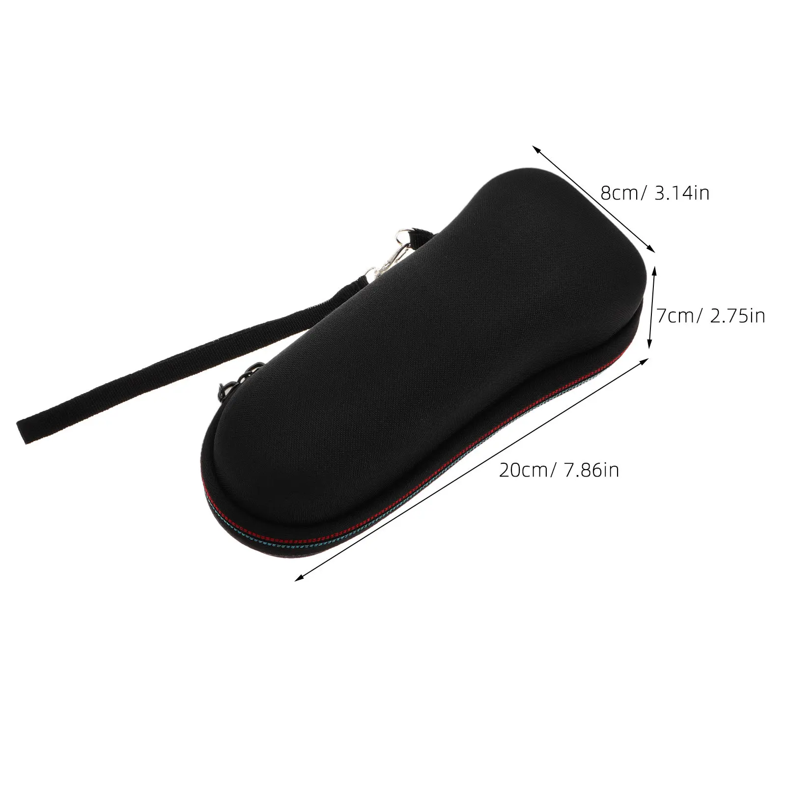 Black Razor Storage Bag Travel Protective Case Anti-Pressure Hard Shell for Electric Shaver S5531 S5535 S5351 Portable
