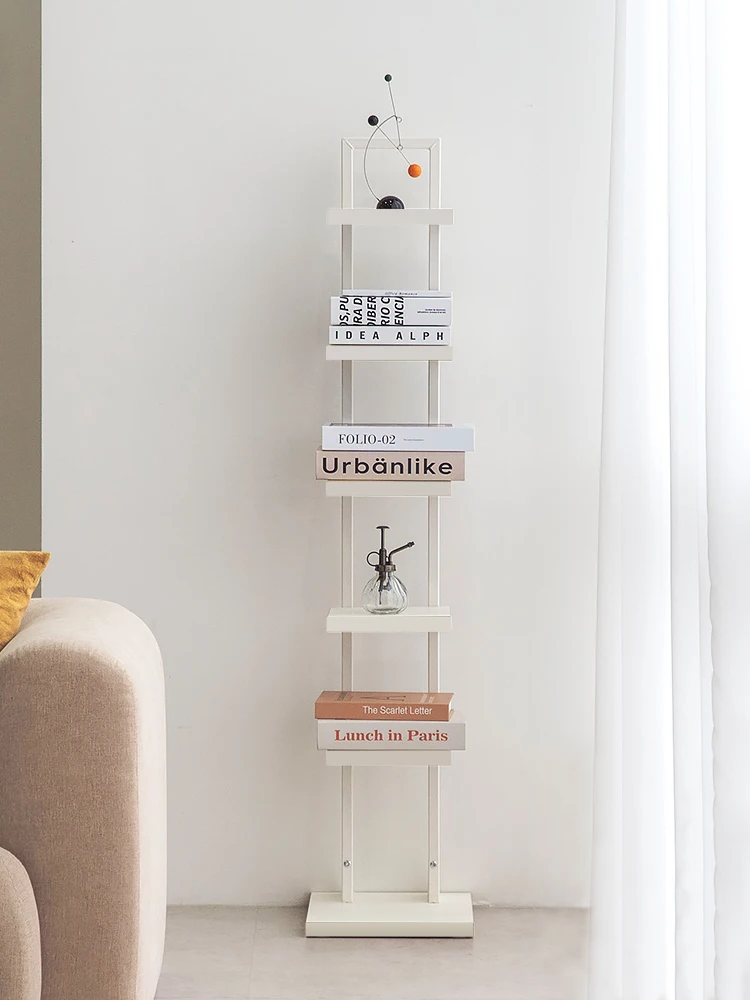 #Invisible bookshelf floor-to-ceiling living room simple corner display rack bedside household corner storage rack bedside shelf