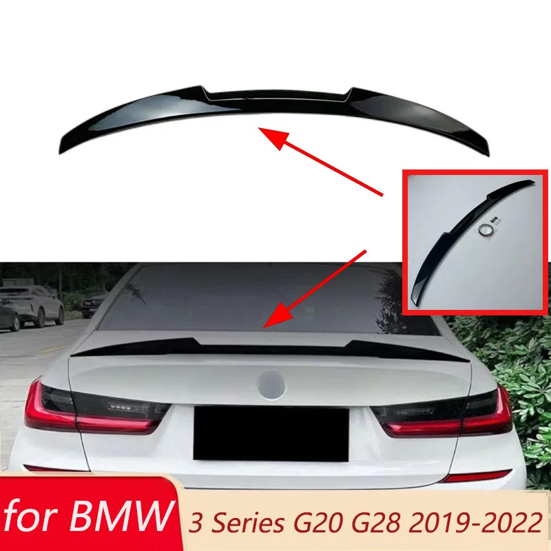 

M4 Style Rear Roof Lip Spoiler for BMW 3 Series G20 G28 330i 330e 2019-2022 Tail Trunk Wing Lid Body Kit Tuning Automobiles