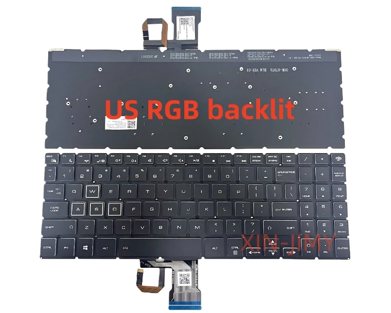 

US RGB Backlight Keyboard for CLEVO Thunderobot 911pro 911 pro Gen 2 ZERO 911 911zero 2021 18L3-RF-X3 NLZ WBM19G33USJ9201W