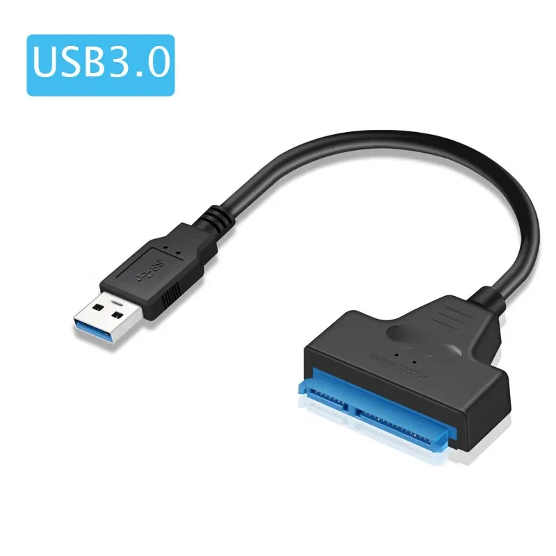 to USB 3.0 / 2.0 Cable Up to 6 Gbps for 2.5 Inch External HDD SSD Hard Drive 3 22 Pin Adapter USB 3.0 to III Cord Cable Usb b