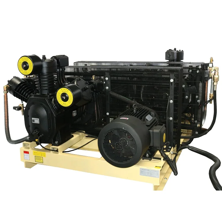 Industrial 22KW Electric 30 Bar 40bar 70cfm Piston Air Compressor 30HP Middle/High Pressure Air Compressor bosster machine