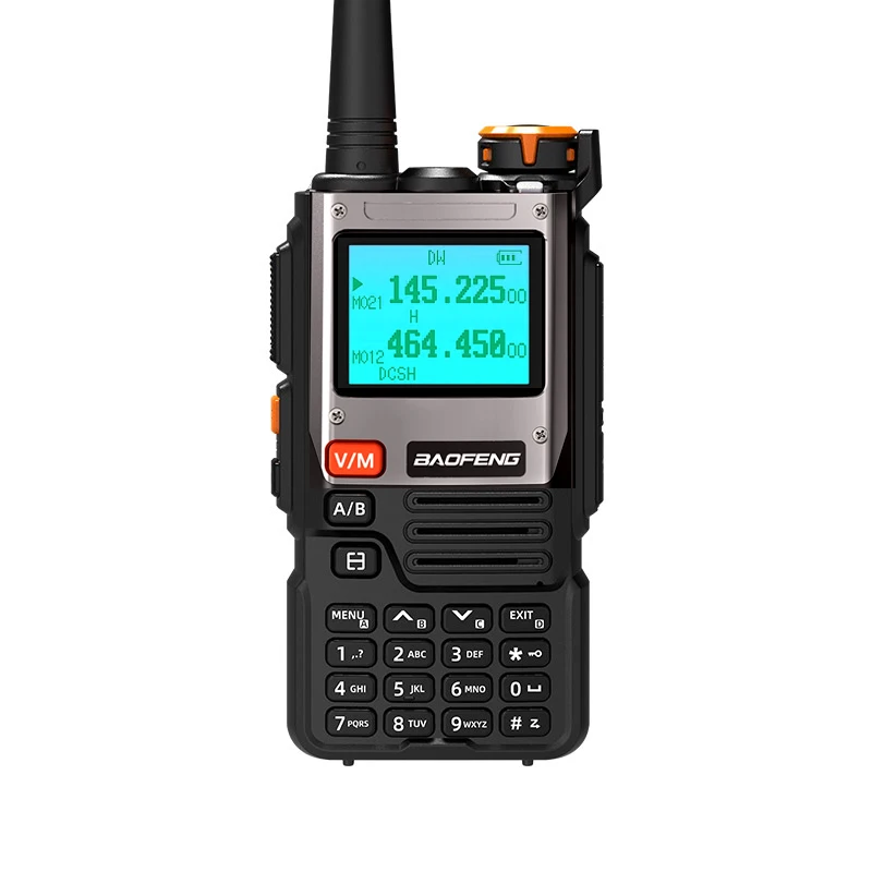 Baofeng-UV-K61 Walkie Talkie, Multi Band, Frequência de cópia sem fio, 999CH, carregador tipo C, UHF, VHF, NOAA, UV-5R, UV K6, K