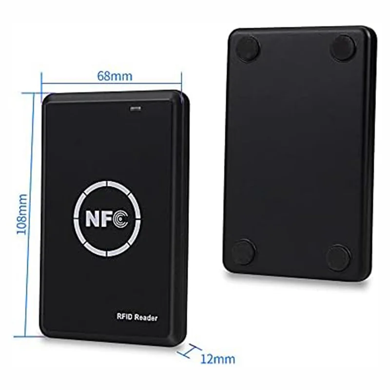 Smart Access Control Card Copier, RFID Reader Writer, 125KHz Card Duplicator, 13.56MHz Encrypted Card Decoder, NFC Tag