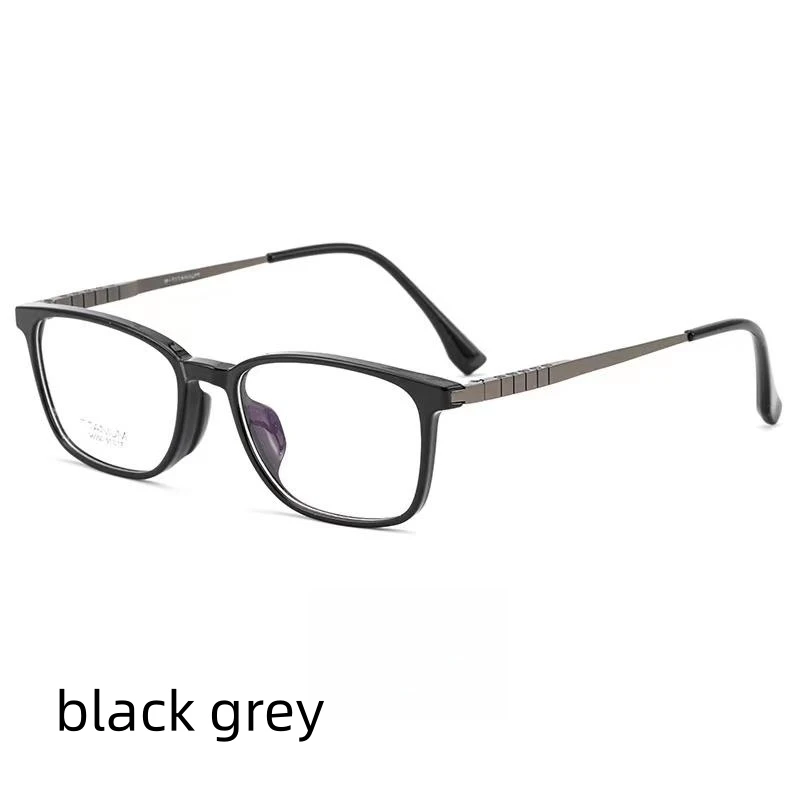 

51mm Ultra Light Square Eyeglasses Frame For Men And Women Titanium Flexible Legs With TR90 Rim Eyewear Spectacles Frame 98050