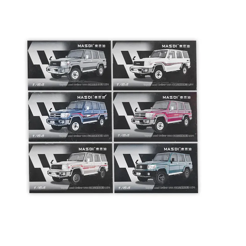 

Коллекционные модели автомобилей MASSDI 1:64 Toyota Land Cruiser LC76 – статичные готовые модели для взрослых, подарок, хобби и игрушки, коллекционные предметы