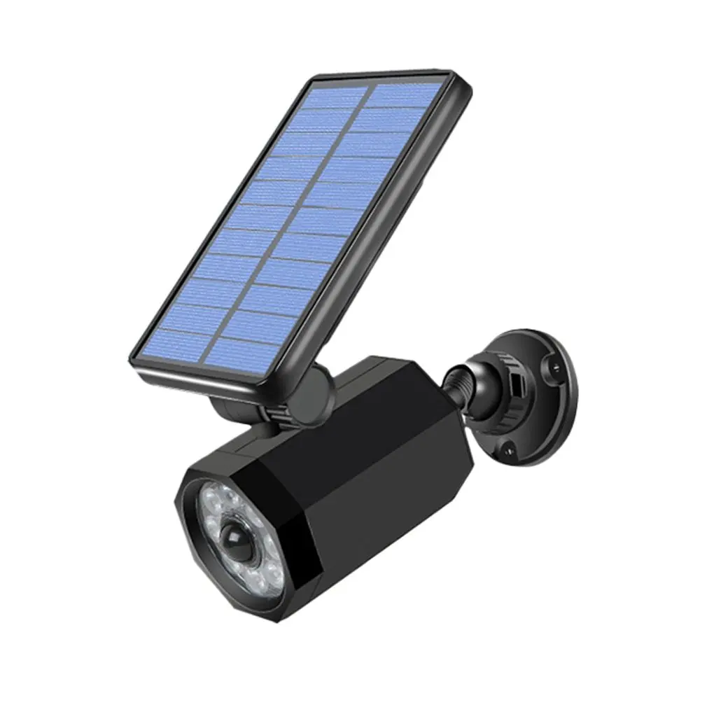 DUNIOutdoor Solar LED Camera Motion Sensor Projecteur, Lampe étanche, 3 modes, Sécurité, Maison, Jardin