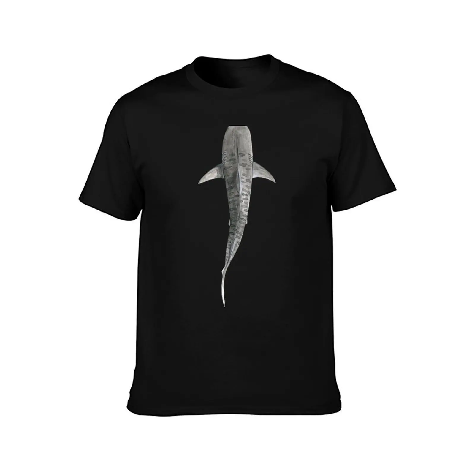 TIGER SHARK-Galeocerdo cuvier (above) navy blue T-Shirt Sporty Casual Quick Dry T-Shirt