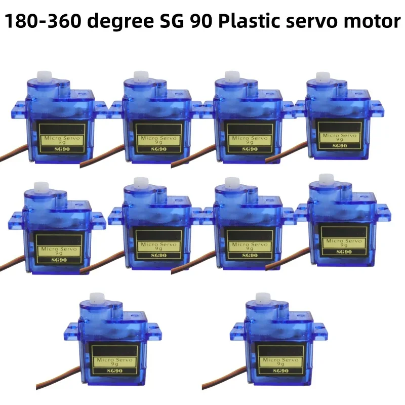 Mini Micro Servo para RC Helicóptero Avión Mini Barco Coche Rotación de 180/360 Grados MG90 9G Compatible con Trex SG90 9g Digital