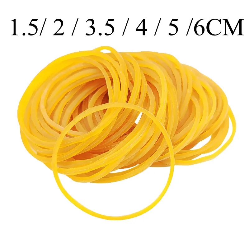 Various size Sturdy Elastic Rubber Bands Bills Money Dollars Elastic Stretchable Fasteners Ring for School Stationery Supplies