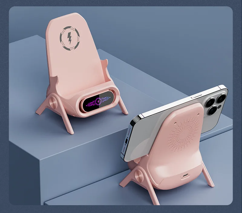 مناسبة لأجهزة Apple وHuawei وHon وAndroid وXiaomi وVivopo وحامل رأسي وشفط مغناطيسي وقاعدة شحن لاسلكية iPhone
