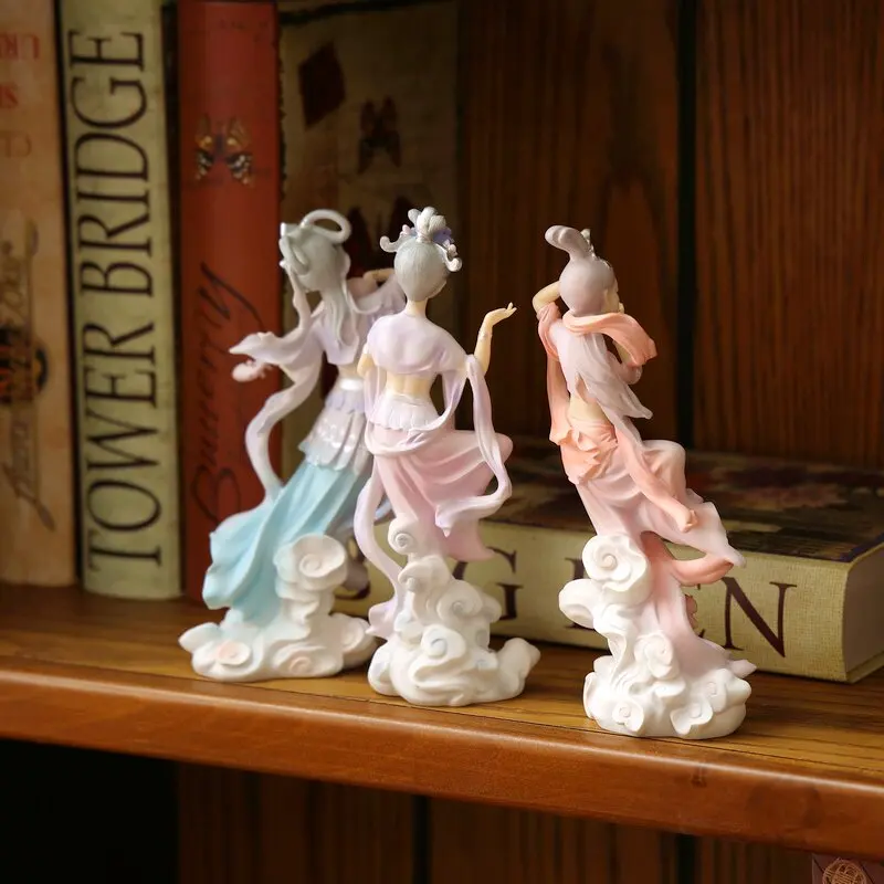 Classical style Dunhuang flying fairy Chang'e decoration window bedroom Valentine's Day girlfriend blessing gift decoration