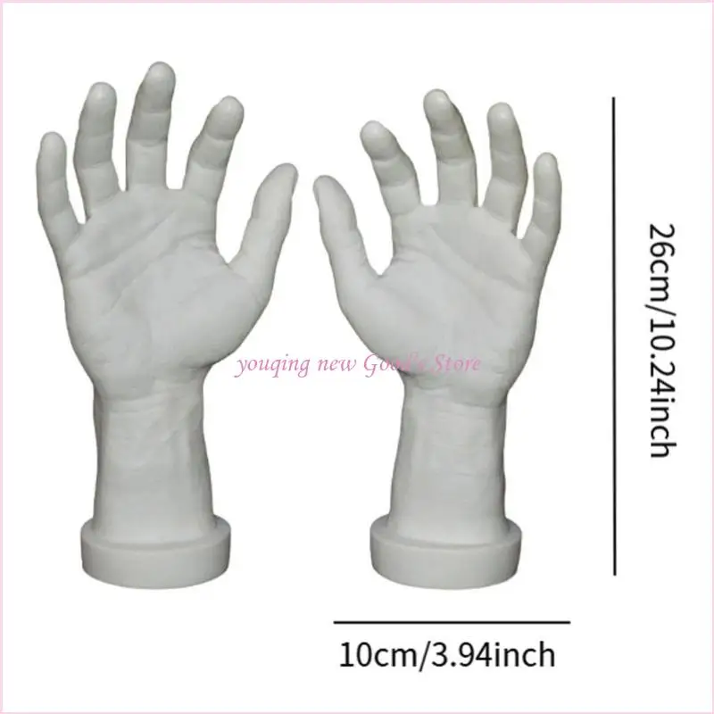 57QA 2X إكسسوار أيدي عارضة أزياء واقعية لعرض المجوهرات والوسائل التعليمية #6