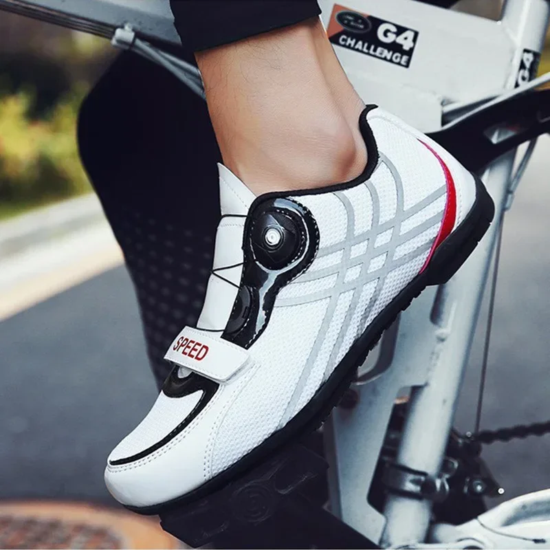 

Mountain Bike Locking Shoes, Road Cycling Shoes, Hard-soled, Spinning, Bicycle, Wide-soled, Spring and Summer