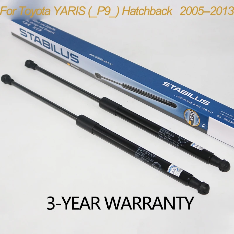 

Qty(2) Trunk Struts for Toyota YARIS (_P9) Hatchback 2005--2013 Lift Support Gas Spring Tailgate Rear Shock Absorber 68950-0D021