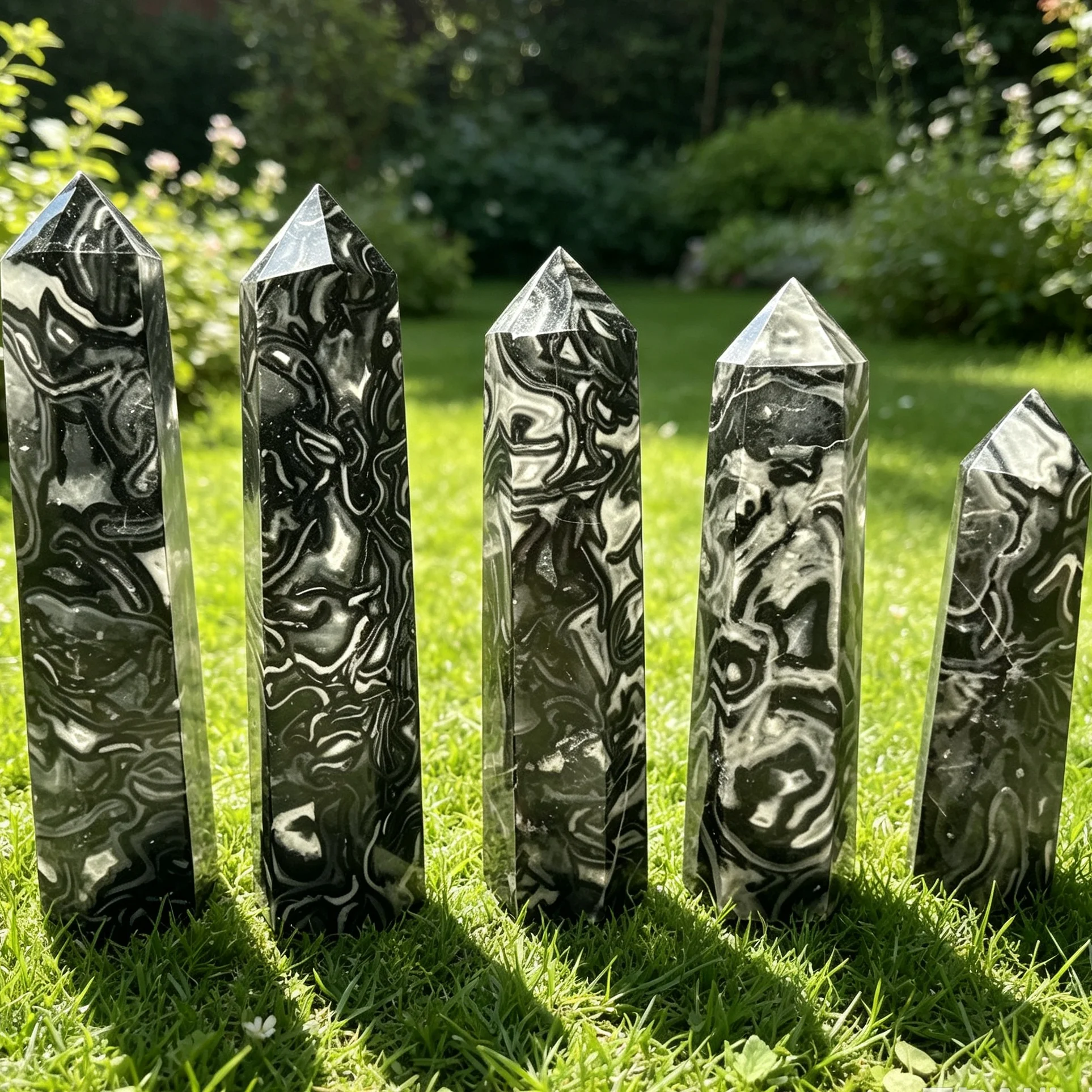 1pc Random Black Crazy Agate - Decorative Stones, Bohemian Style - Perfect for Home Décor - Ideal Gift for Friends and Family
