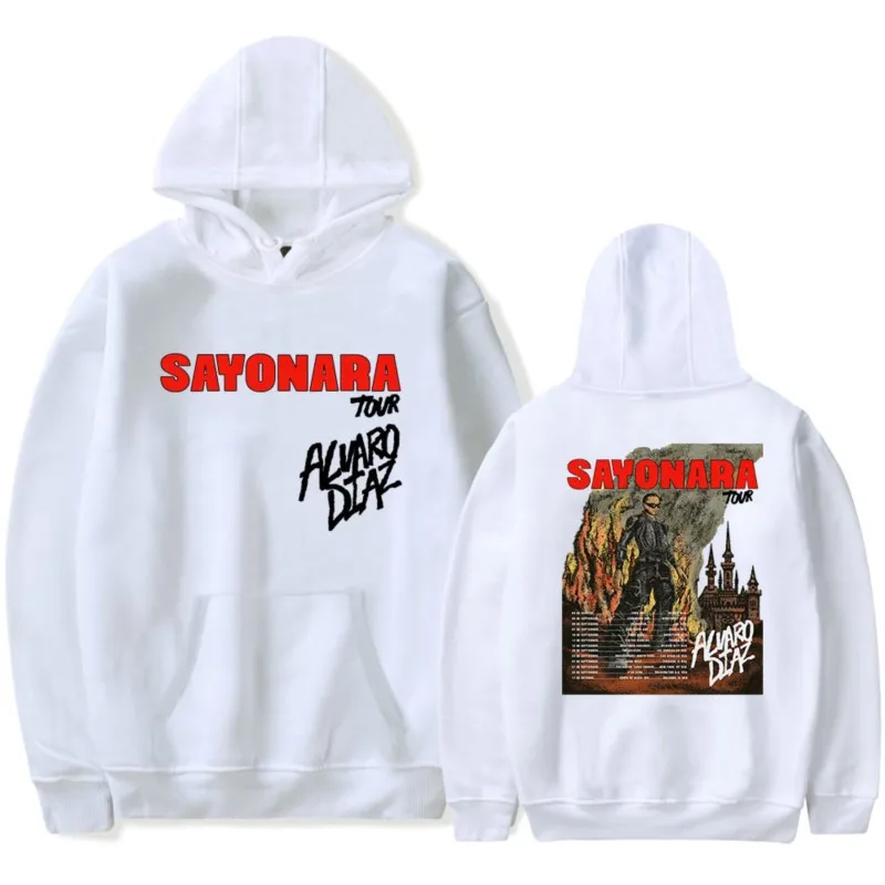 Alvaro Diaz Sayonara hoodies สำหรับผู้ชาย/ผู้หญิงคอสเพลย์แขนยาวเสื้อกันหนาวมีฮู้ดแขนยาว