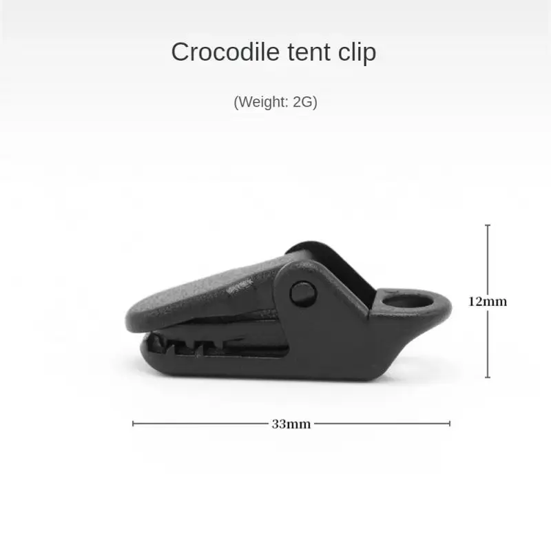 Зажим для палатки с ротом аллигатора, водонепроницаемый зажим для палатки, защелки, зажим для масляной ткани, зажим для кемпинга, сетка для тента, крепежный зажим, аксессуары для палатки