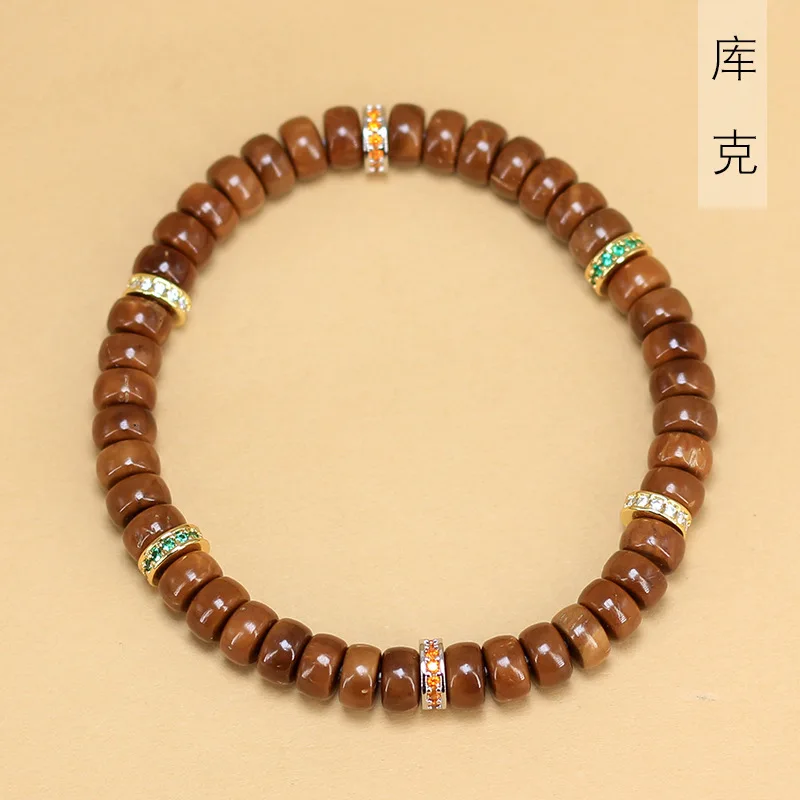 Kuke DIY offers a simple style men's and women's prayer beads with a 0.7mm bead size, suitable as a hand-held decorative accesso