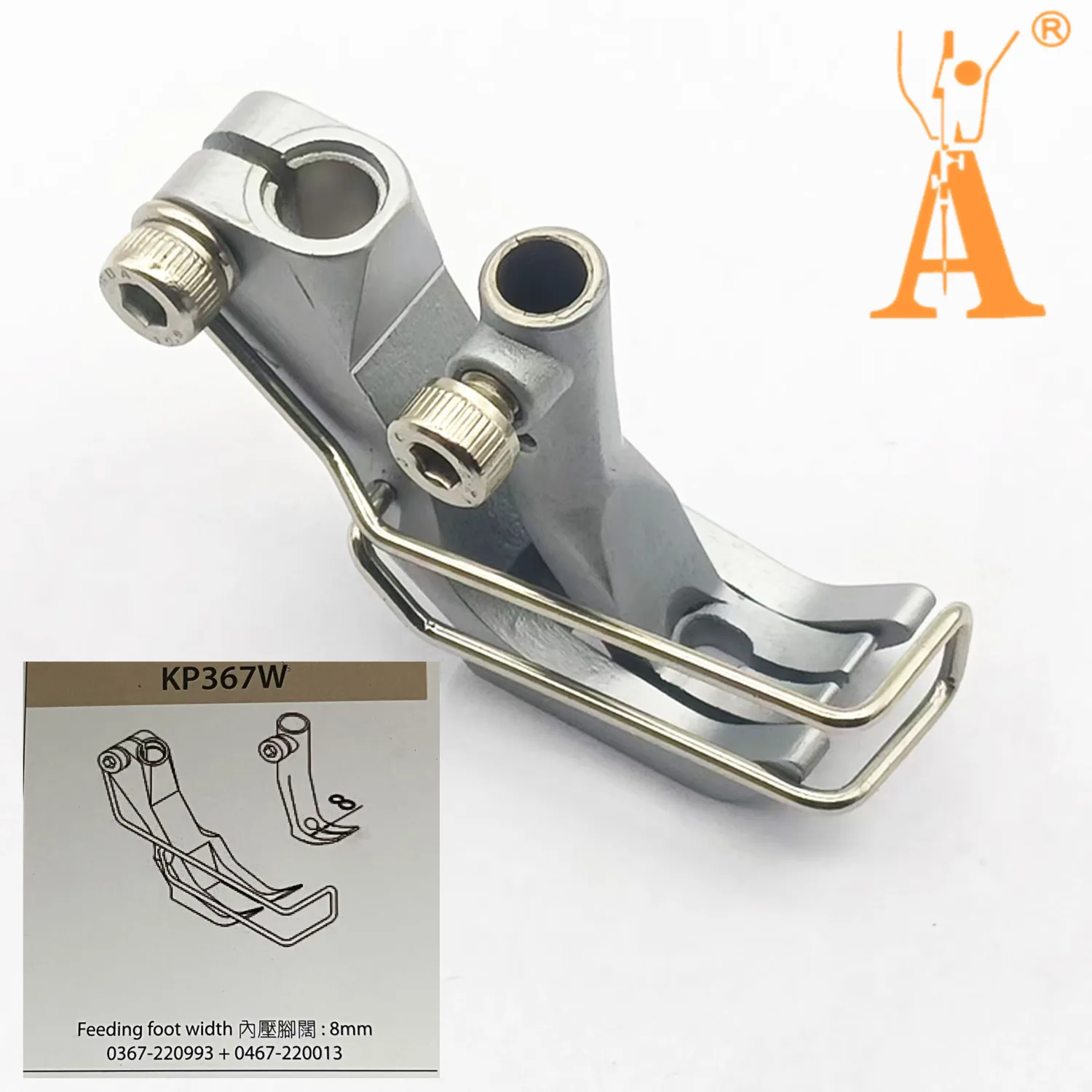 

DURKOPP ADLER Presser Foot KP367W 0467 220043 220013 for Durkopp Sewing Machine Compatible with Durkopp Adler 367 867 1767