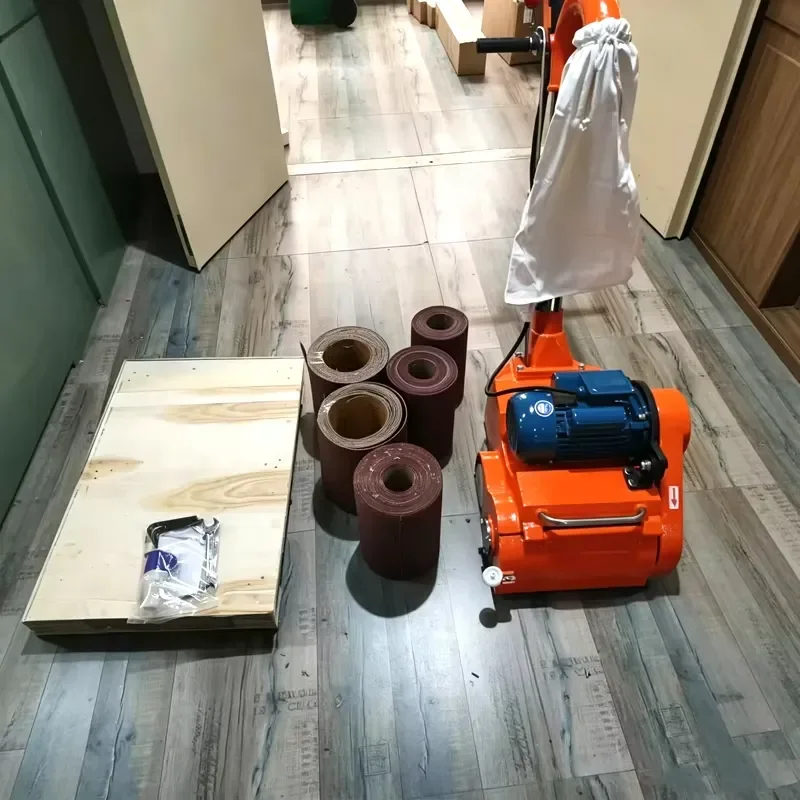 CE Certification Energy-Efficient 220V Wood Working Grinding Machine 500-1000㎡/Day Wood Floor Sanding Grinding Equipment