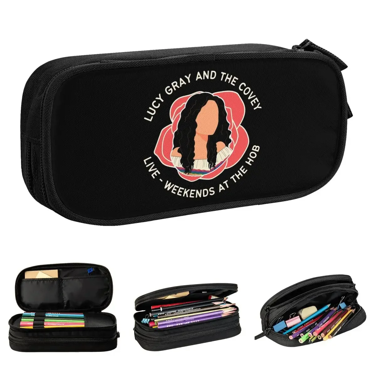 Lucy Gray Snowbaird Pencil Cases The Hunger Games Pencil Box Pen Box for Girl Boy Large Storage Bag School Supplies Gift