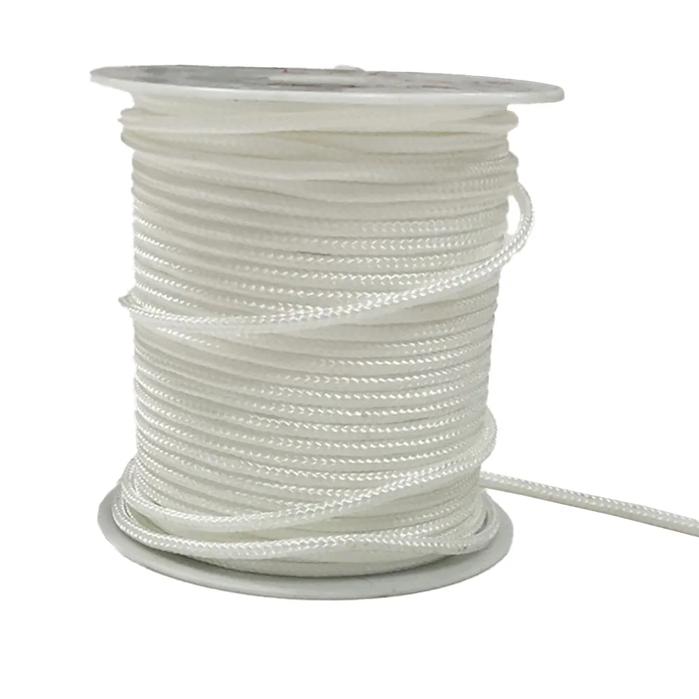 Duurzame Trimmer Starter Line Touw Nylon Wit 2.5/3/3.5/4Mm 2.5Mm/3Mm/3.5Mm/4Mm 2M/4M/4M/5M/10M Koord Voor Kettingzaag