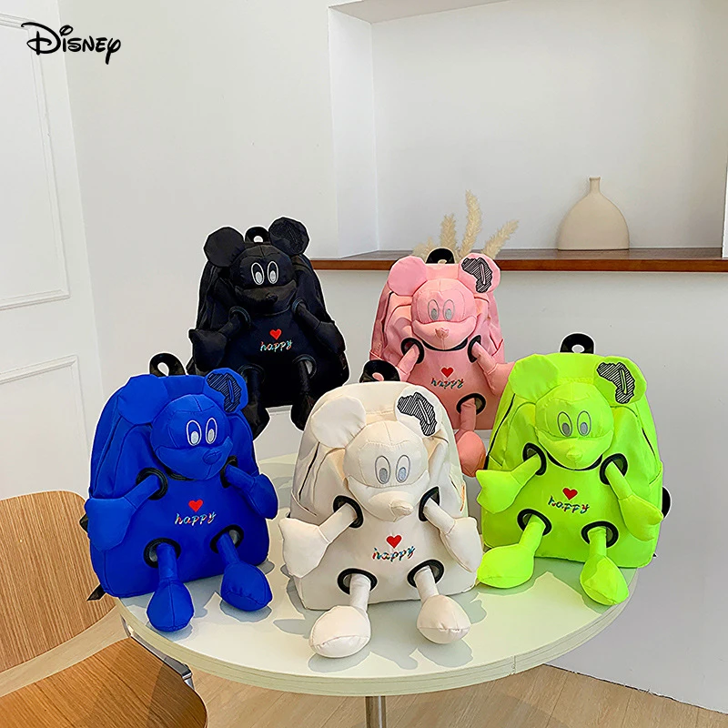 Three dimensional Mickey INS new niche design back sticker diamond three-dimensional cartoon cute backpack for women