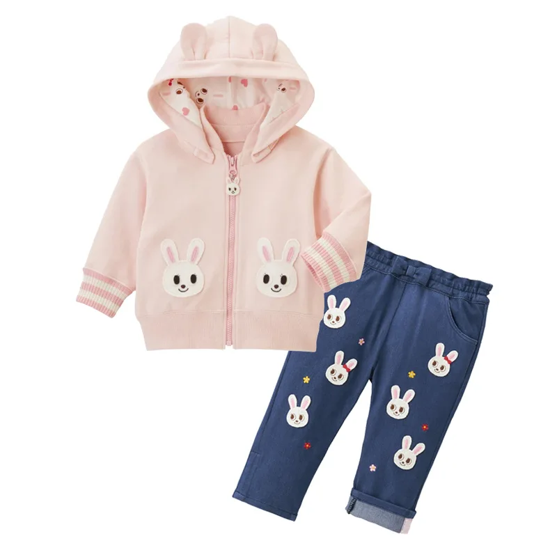 Autumn Boys Jackets Girls Jacket Cartoon Bear  Hooded Coats Cardigan Baby Girl Clothes Kids Coat Outerwear Jaqueta Ceketler