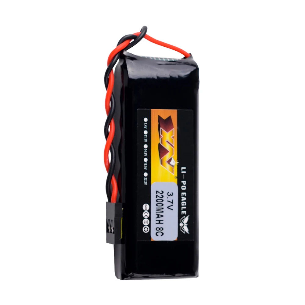 YW Power 3.7V 2200mAh 8C 72*30*10MM Lipo Battery For Graupner MZ-12 PRO/ Wfly ET07 X4 Transmitter RC Airplane Helicopter Car