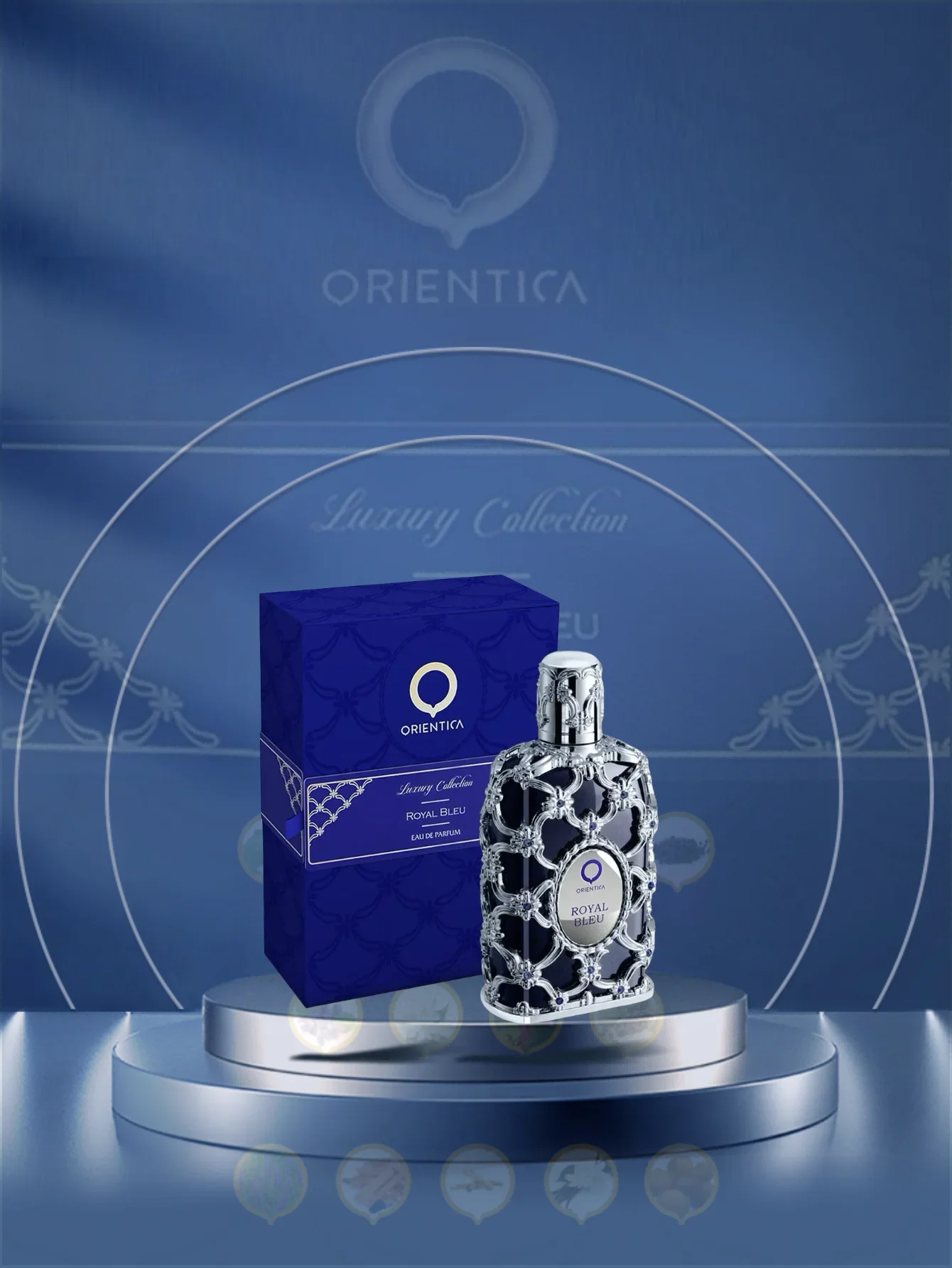 Orientica Royal Bleu Eau De Parfum للرجال 2.7 أونصة / 80 مل - كولونيا خشبية حارة طازجة تدوم طويلاً، بخاخ عطر هدية فاخرة #5