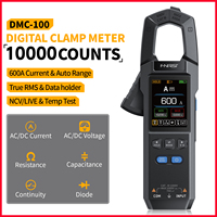 FNIRSI DMC-100 DC AC Current Clamp Meter 10000 Counts Digital Multimeter 600A Amperimetric Clamp USB Tester NCV Electrician Tool