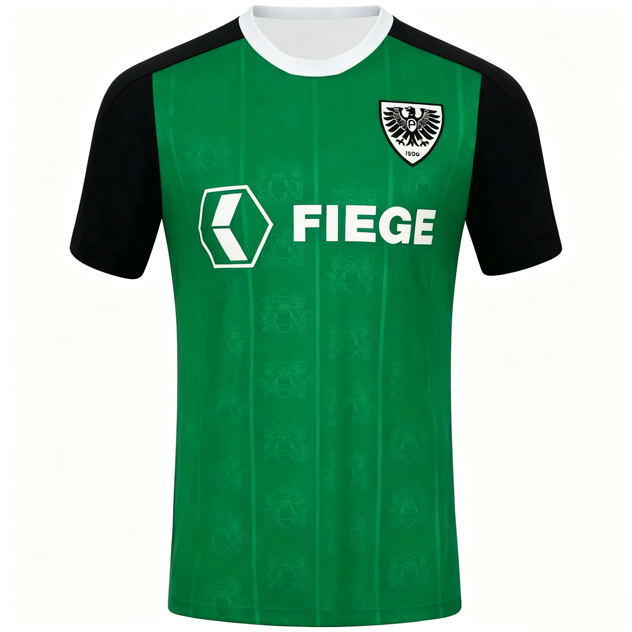 2026 Preußen Münster 3D-gedrucktes Fußballtrikot Herren Sommer Schnelltrocknendes Kurzarm-T-Shirt Familien-Partnerlook – Detail 3