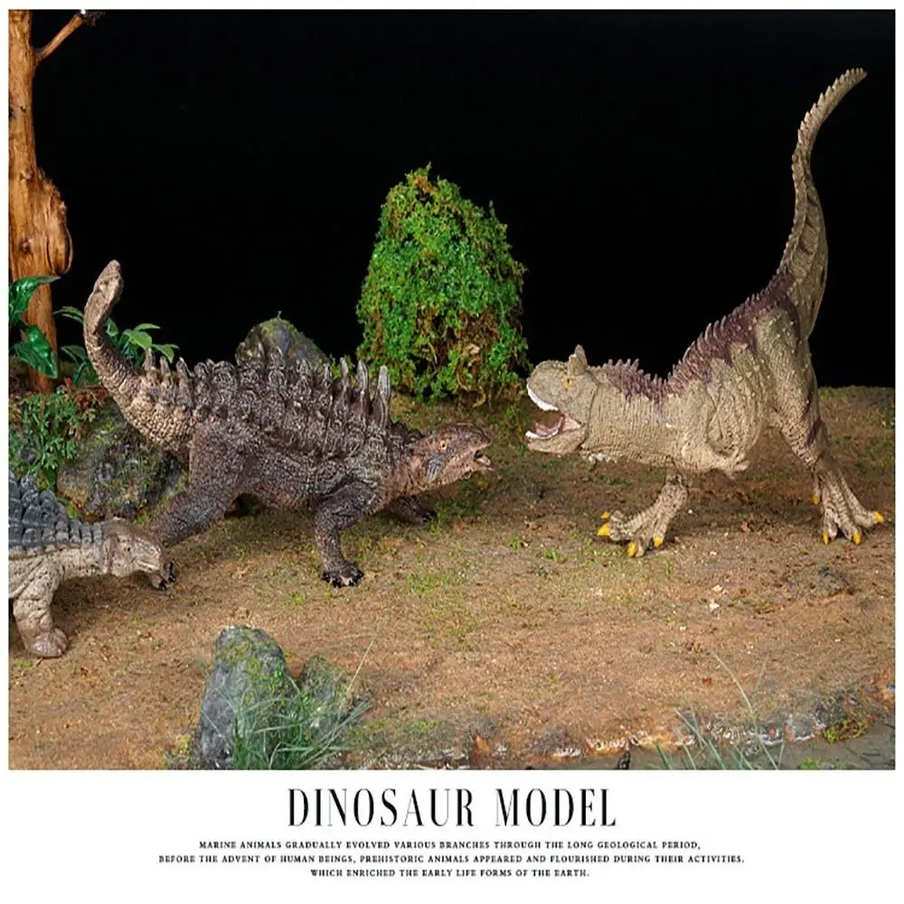 Dinosaurusmodel in meerdere maten Realistische rubberen dinosaurusactiefiguren Educatieve Tyrannosaurus dinosaurusliefhebbercollectie