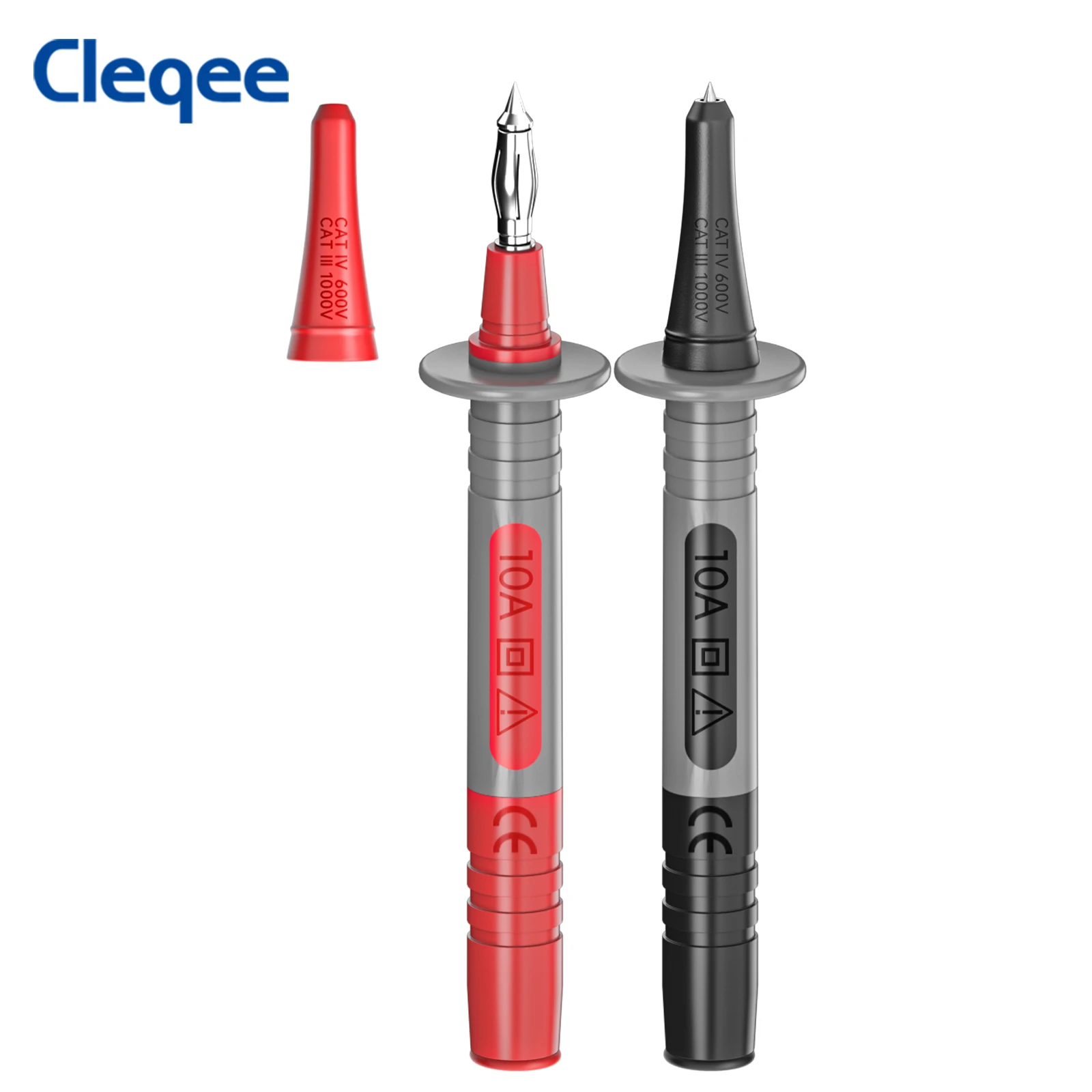 

Cleqee P30046 Multimeter Probes with 4mm Female Socket 1000V/10A with 4mm Banana Test Probes for Electrical Testing
