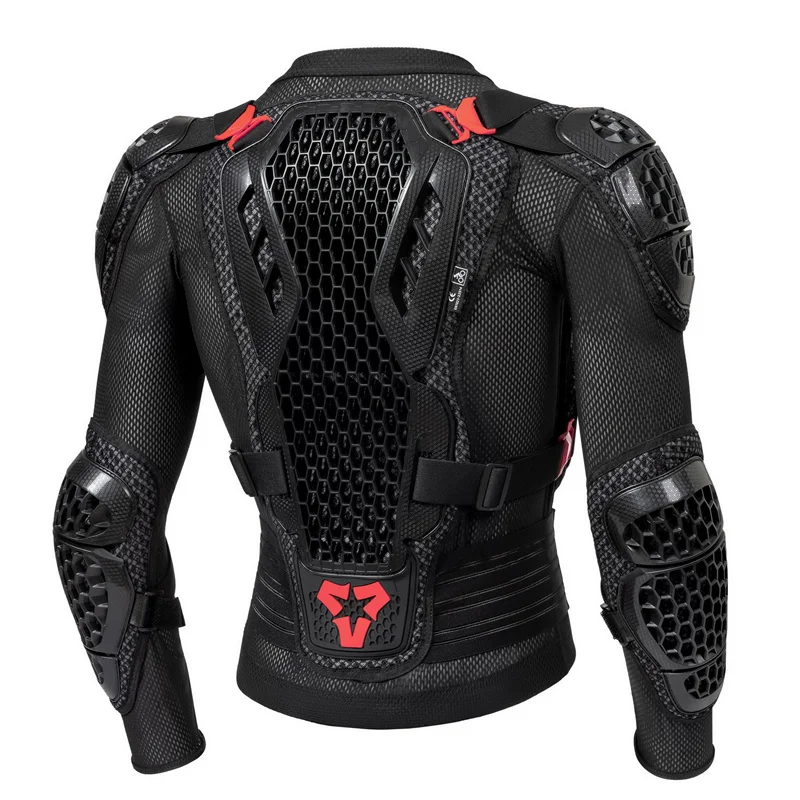 Men's Motorcycle Jacket Male Professional Breathable Armor with Full Upper Body Protection Shoulder/Elbow/Chest/Back Guard view 4