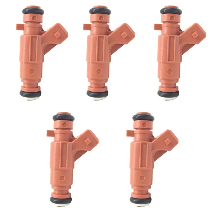 5Pcs Fuel Injectors Nozzle For Citroen C2 C3 Xsara Berlingo Peugeot 206 307 1007 Partner 1.6 16V 2000-2014 0280156034