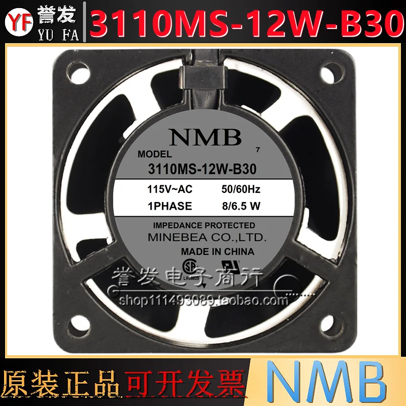 

NEW ORIGINAL 3110MS-12W-B30 AC115V 8/6.5W 8025 80x80x25mm COOLING FAN RADIATOR