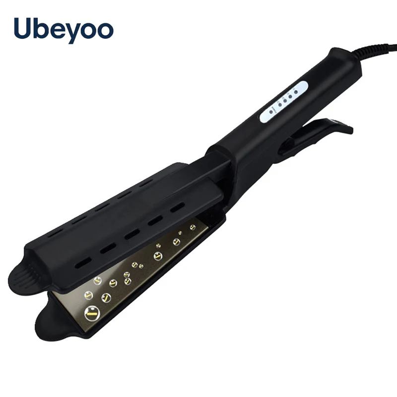 

Ubeyoo Professional Wide Plate Ceramic Hair Straightener – Tourmaline Ionic Flat Iron for Women’s Smooth & Shiny Hair