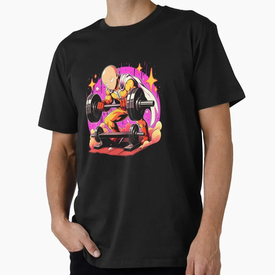 A Hero For Fun Saitama Cartoon Gift T-shirt for Anime lover 1205 One Punch Man Manga Print Graphic Clothes All Size Tops S-6XL